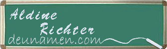 Aldine Richter Visitenkarte